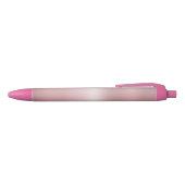 Trendy Roze Rose Goud Modern Elegant Sjabloon Zwarte Inkt Pen (Bovenkant)