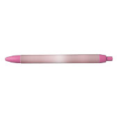 Trendy Roze Rose Goud Modern Elegant Sjabloon Zwarte Inkt Pen (Voorkant)