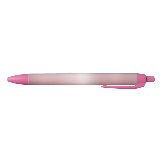 Trendy Roze Rose Goud Modern Elegant Sjabloon Zwarte Inkt Pen (Bodem)