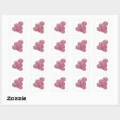 Trendy Roze ROZE MUNTTOREN Label Ontwerp (Vel)