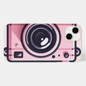 Trendy roze snapshot camera fotografie Case-Mate iPhone case (Achterkant (horizontaal))