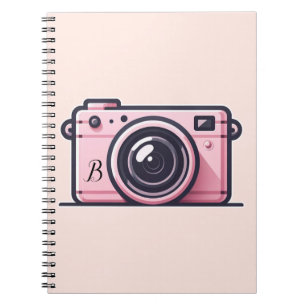 Trendy Roze Snapshot Shoot Camerafotografie Notitieboek
