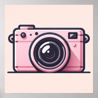 Trendy Roze Snapshot Shoot Camerafotografie