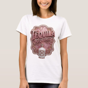 Trendy Roze TEQUILA NODIG Grafisch T-shirt