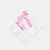 Trendy Roze Vuile Dertig 30e Verjaardag Servetten (Hoek)