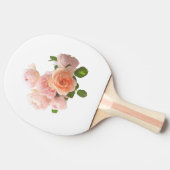 Trendy Rozen Design Modern Elegant Sjabloon Tafeltennisbatje (Zijkant)