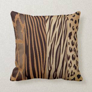 Trendy Rustic Animal Printed Zebra Stripe Pillow Kussen