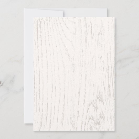 Trendy Rustic BBQ of Party | Zwart karton Kaart (Achterkant)