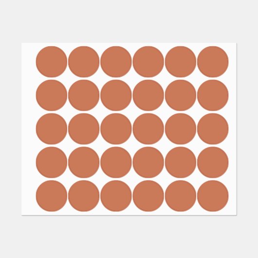 Trendy Rustic Copper - Labels (Vel)