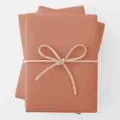 Trendy Rustic Copper - Wrapping Paper Sheets Set (In situ)