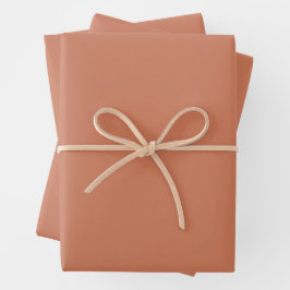 Trendy Rustic Copper - Wrapping Paper Sheets Set