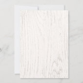 Trendy Rustic Friendsgiving | Thanksgiving diner Kaart (Achterkant)