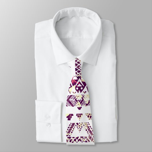 Trendy Rustic Tribal Aztec Pattern Stropdas (Gebonden)