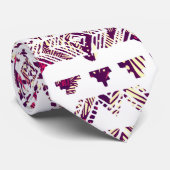 Trendy Rustic Tribal Aztec Pattern Stropdas (Opgerold)
