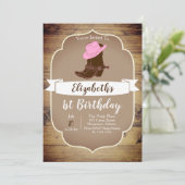 Trendy Rustic Westerne Cowgirl Boots Kaart (Staand voorkant)