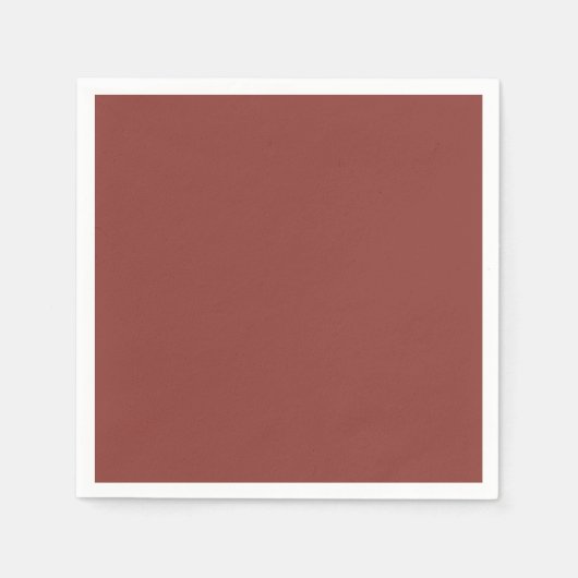 Trendy Rustiek Rood-Bruin - Servetten (Voorkant)