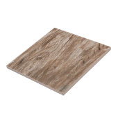 Trendy rustieke houten look Boerderij decoratie Tegeltje (Zijkant)