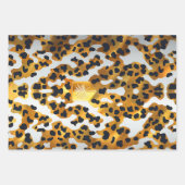 Trendy Safari Chic Gold Animal Print Gift Inpakpapier Vel (Voorkant 2)