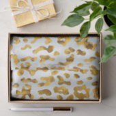 Trendy Safari Chic Gold Leopard Print Gift Tissuepapier (Geschenk)