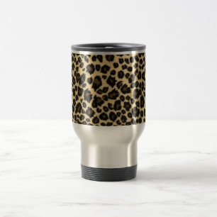 Trendy Safari Leopard Print Reisbeker