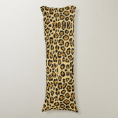 trendy safari mode leopard spots cheetah print lichaamskussen (Voorkant Verticaal)