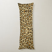 trendy safari mode leopard spots cheetah print lichaamskussen (Achterkant (Verticaal))