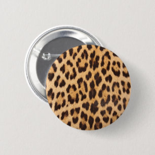 trendy safari mode luipaardprint jachtluipaard pri ronde button 5,7 cm