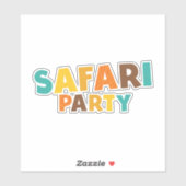 trendy safari sticker (Vel)
