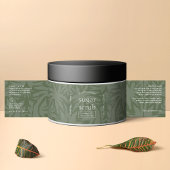 Trendy Sage Green Skincare Jar Waterdicht Label Waterfles Etiket