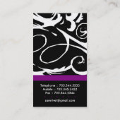 Trendy Salon Visitekaartje (Achterkant)