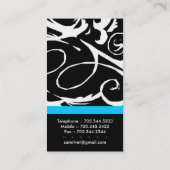 Trendy Salon Visitekaartje (Achterkant)