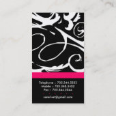 Trendy Salon Visitekaartje (Achterkant)