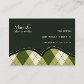 trendy Salon Visitekaartje (Achterkant)