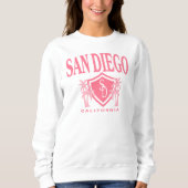 Trendy San Diego Beach Bachelorette Party Crewneck Trui (Voorkant)