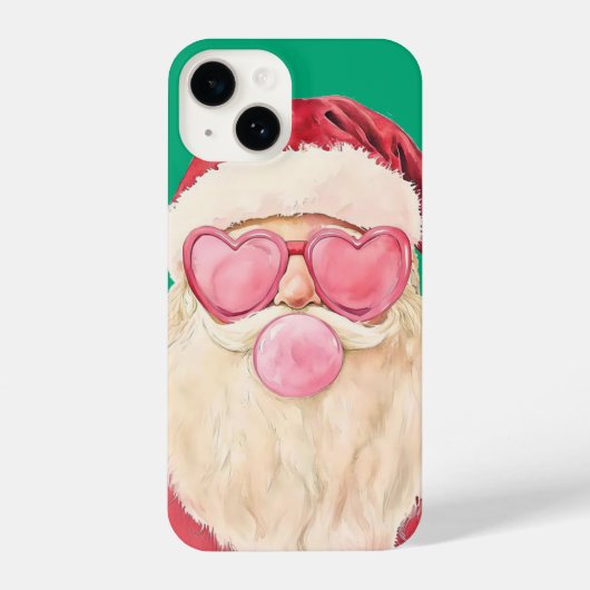 Trendy Santa Case iPhone Hoesje (Achterkant)