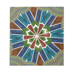 Trendy Sari-ontwerp Notitieblok