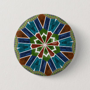 Trendy Sari-ontwerp Ronde Button 5,7 Cm