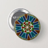 Trendy Sari-ontwerp Ronde Button 5,7 Cm (Voorkant /achterkant)