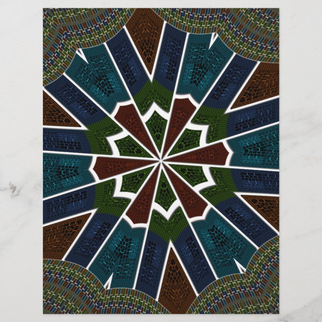 Trendy Sari-stijl: modern Abstract patroonontwerp (Voorkant)