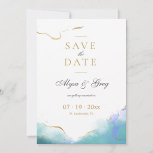 Trendy Save the Date Notice Aankondiging