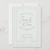 Trendy Save the Date Trouwdag Eenvoudig en modern (Voorkant)
