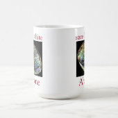 Trendy Save The White Abalone Quote Magische Mok (Midden)