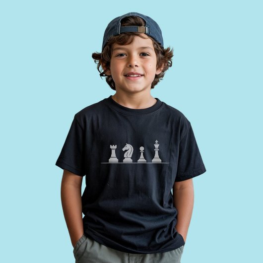 Trendy Schaker Schaakstukken Liefhebber T-shirt