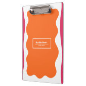 Trendy Schattig Abstract Stijl Gepersonaliseerd Klembord (Links)