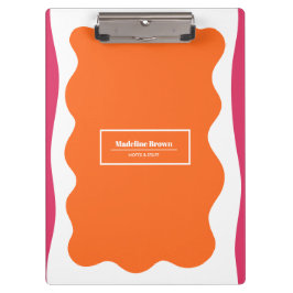 Trendy Schattig Abstract Stijl Gepersonaliseerd Klembord