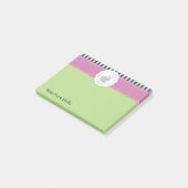 Trendy schattige paas cartoon grappig konijn post-it® notes (Schuin)