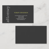 Trendy Schattigee advocaat bij Law Visitekaartje (Voorkant / Achterkant)