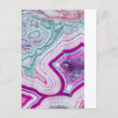 Trendy Schattigee Agaat Geode Briefkaart (Voorkant)