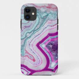 Trendy Schattigee Agaat Geode iPhone 11 Hoesje