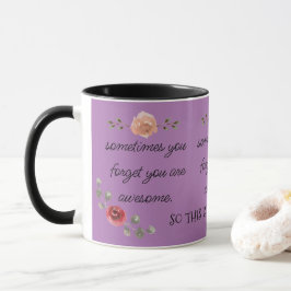 Trendy & Schattigee bloemen U bent Geweldige koffi Mok